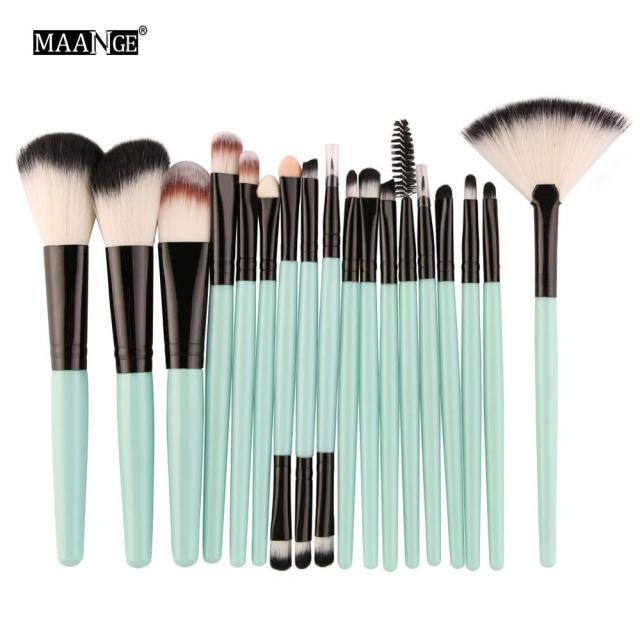 MAANGE Professional 6/15/18Pcs Cosmetic Makeup Brush Foundation Eyeshadow Lip Make Up Eye Brushes Set Kit Pinceaux Maquillage