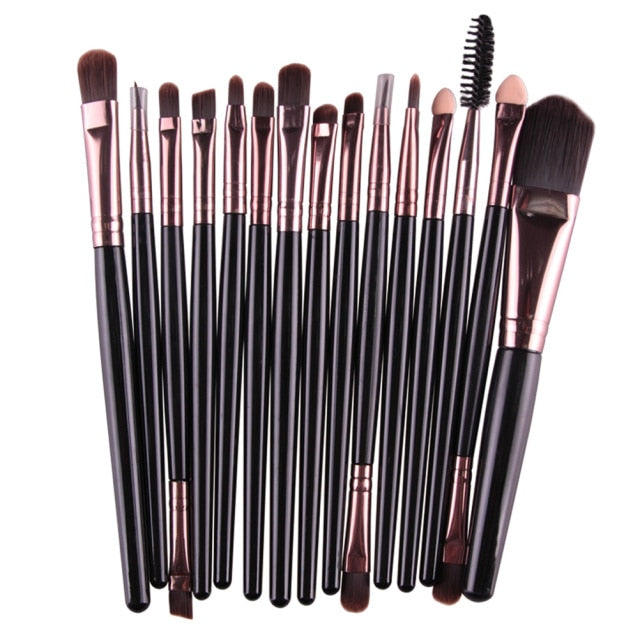 MAANGE Professional 6/15/18Pcs Cosmetic Makeup Brush Foundation Eyeshadow Lip Make Up Eye Brushes Set Kit Pinceaux Maquillage