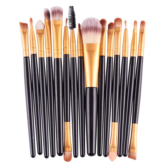 MAANGE Professional 6/15/18Pcs Cosmetic Makeup Brush Foundation Eyeshadow Lip Make Up Eye Brushes Set Kit Pinceaux Maquillage