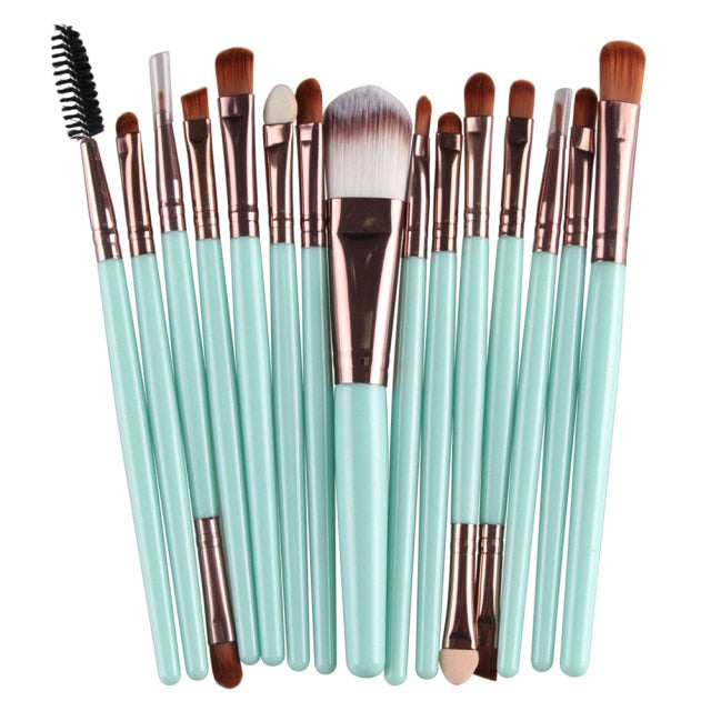 MAANGE Professional 6/15/18Pcs Cosmetic Makeup Brush Foundation Eyeshadow Lip Make Up Eye Brushes Set Kit Pinceaux Maquillage