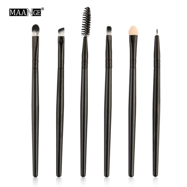 MAANGE Professional 6/15/18Pcs Cosmetic Makeup Brush Foundation Eyeshadow Lip Make Up Eye Brushes Set Kit Pinceaux Maquillage