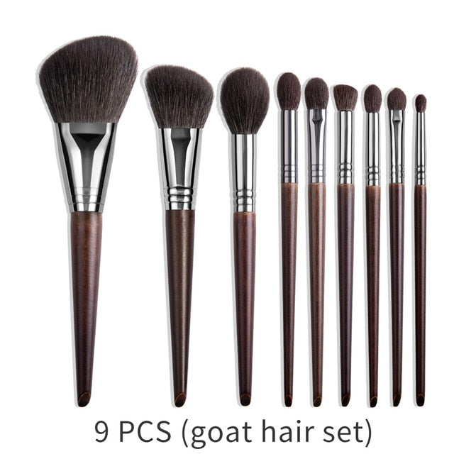 OVW Natural Makeup Brushes Set Eyeshadow Make Up Brush Goat Hair Kit for Makeup nabor kistey Blending  pinceaux maquillage