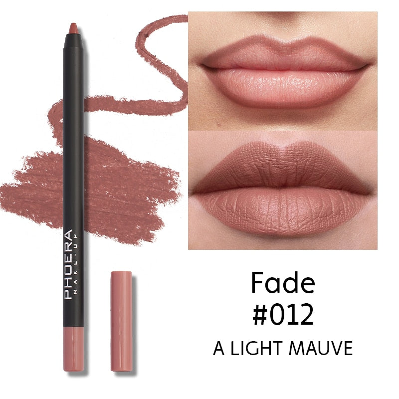 13 Colors Matte Lip Liner Pencil Longwearing Richly Pigmented Waterproof Sweatproof Make Up Cosmetics Maquillage Femme TSLM1