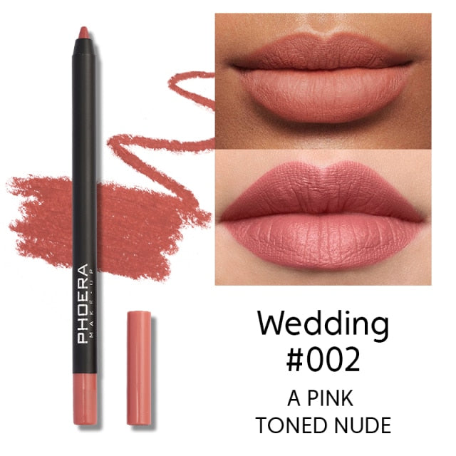 13 Colors Matte Lip Liner Pencil Longwearing Richly Pigmented Waterproof Sweatproof Make Up Cosmetics Maquillage Femme TSLM1