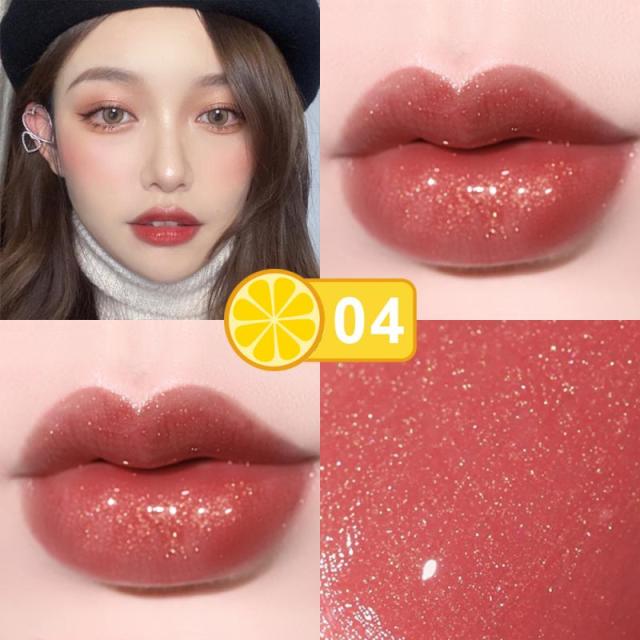 1 Pcs Velvet Shimmer Lip Glaze Smooth Waterproof Sweatproof Lip Gloss Belleza Batom Lips Makeup Cosmetics Maquillage TSLM1