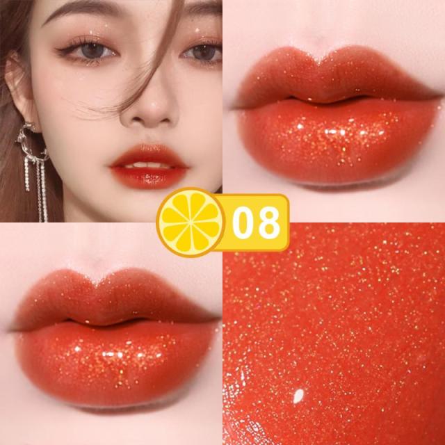 1 Pcs Velvet Shimmer Lip Glaze Smooth Waterproof Sweatproof Lip Gloss Belleza Batom Lips Makeup Cosmetics Maquillage TSLM1